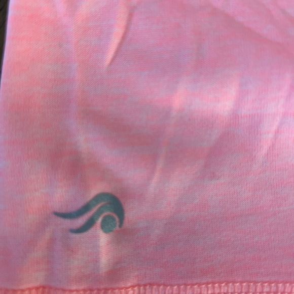 Ideology Women’s Heathered Keyhole-Back Tank Top Spring Tulip Medium - Picture 4 of 5